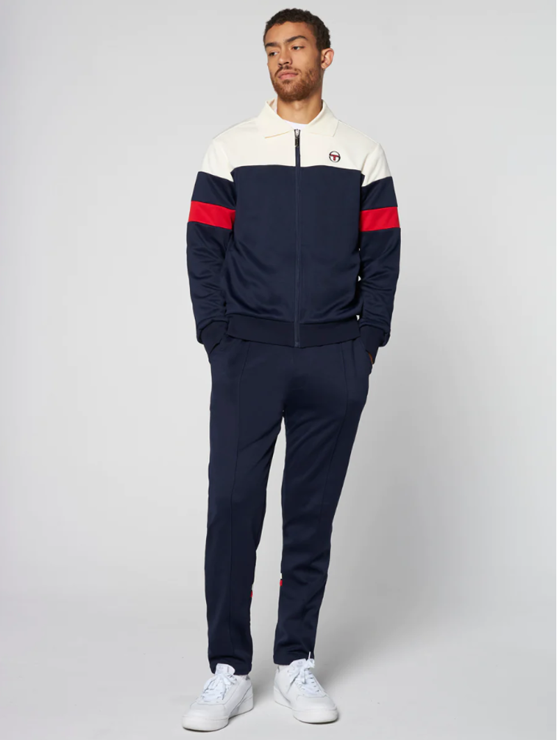 Sergio Tacchini  Tomme Track Top Cream/Blue XXXL ONLY-7